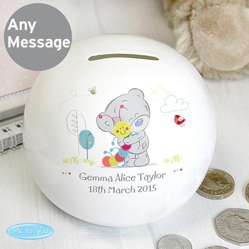 Personalised Tiny Tatty Teddy Cuddle Bug Money Box Extra Image 1